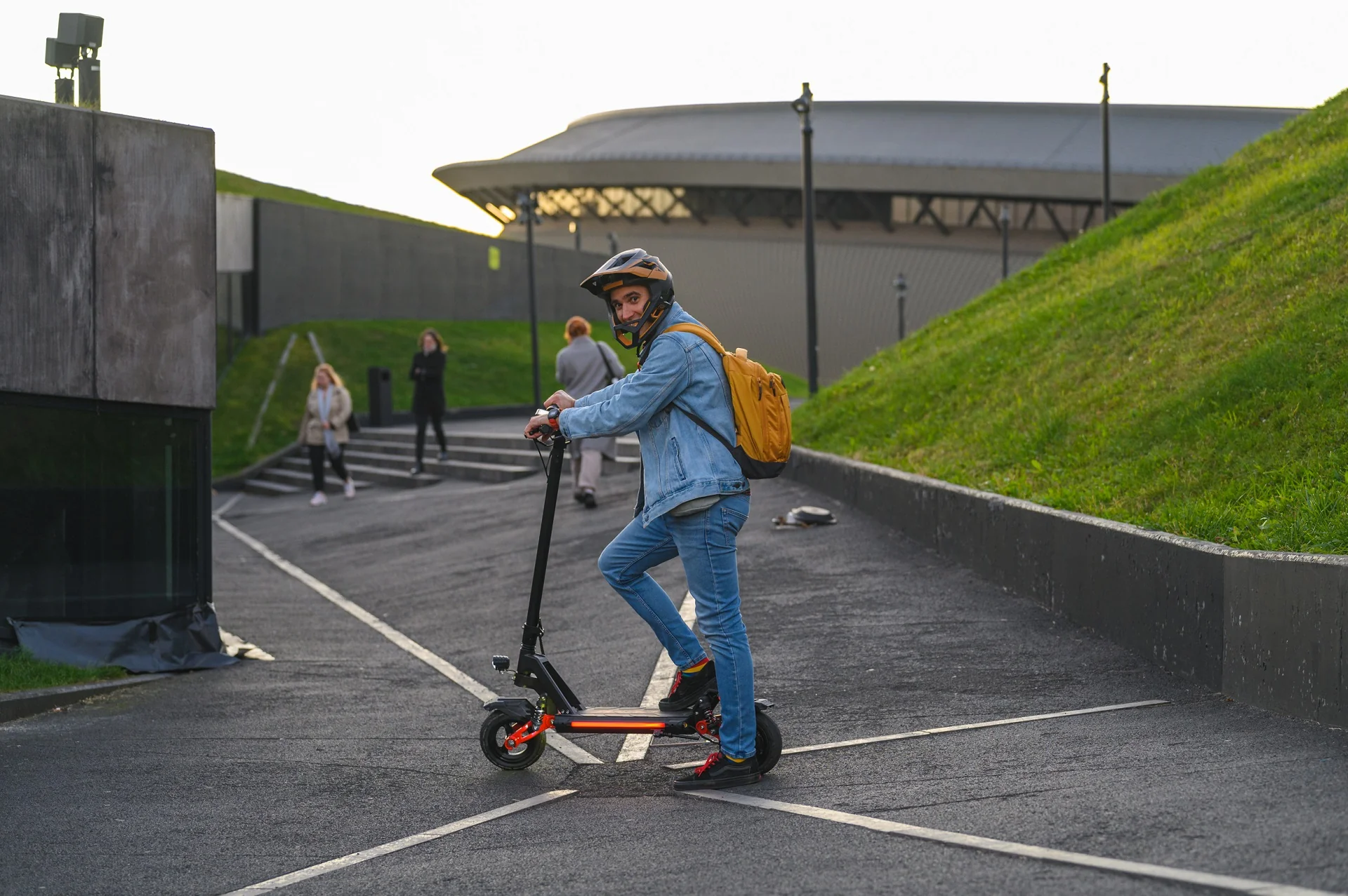 Scooter eléctrico moderno